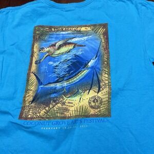 Anvil L Guy‎ Harvey Miami Coconut Grove Arts Festival 2011 T-shirt Sea Turtles